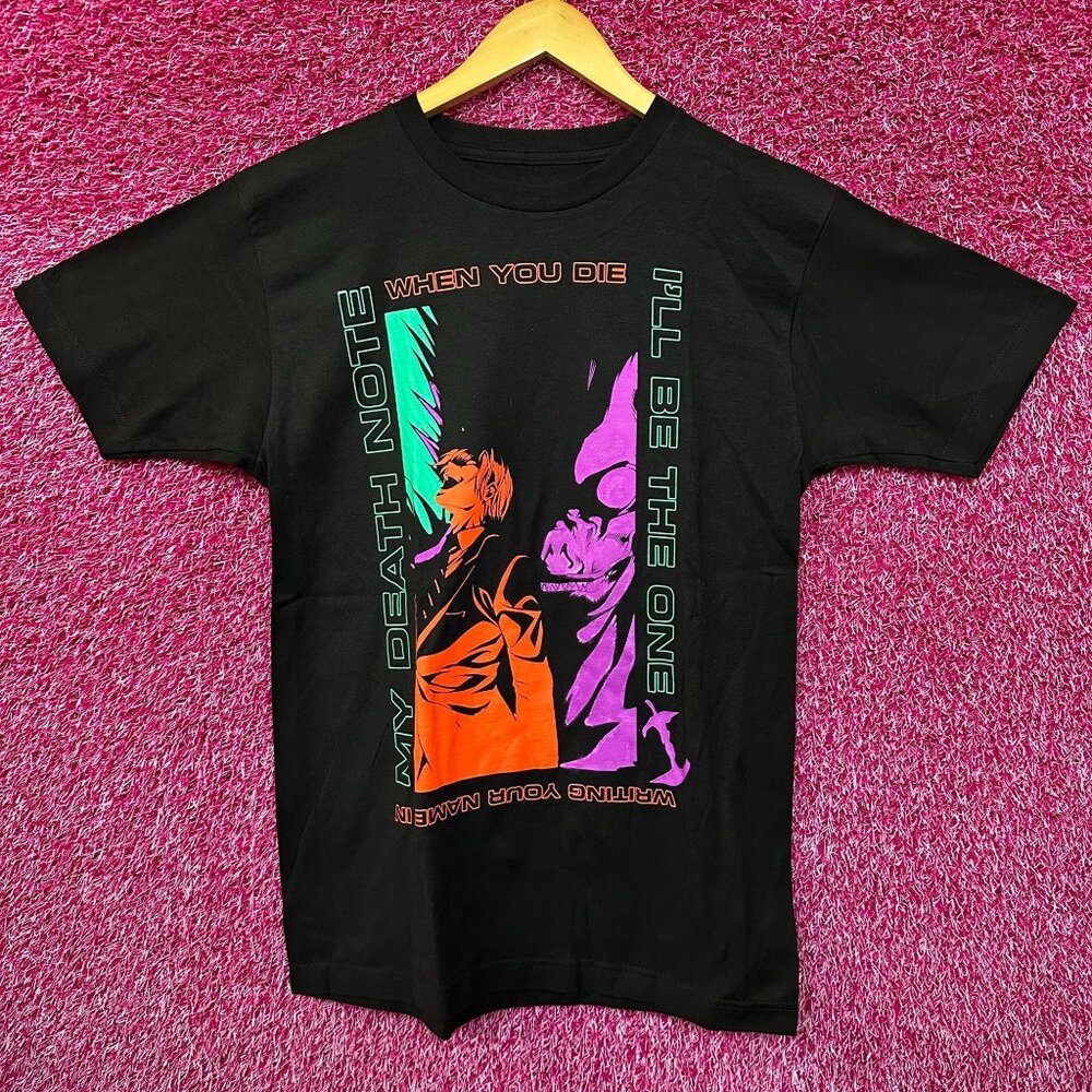 Death Note Write Your Name Light Yagami & Ryuk Women’s Tee L